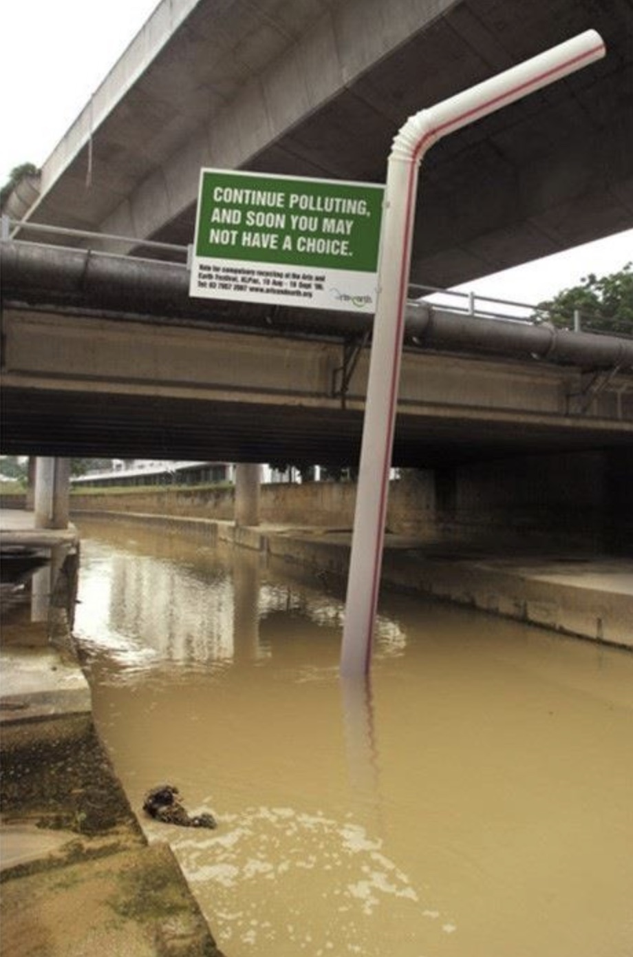 giant drinking straw - Continue Polluting, And Soon You May Not Have A Choice.